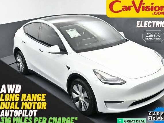 TESLA MODEL Y 2020 5YJYGDEE3LF015625 image